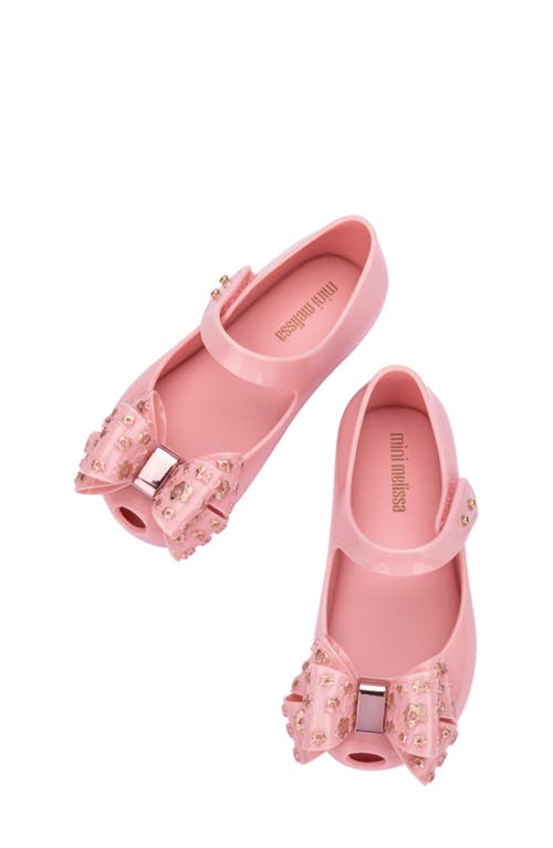 Melissa Kids' Mini Ultragirl Sweet Mary Jane Flat In Pink