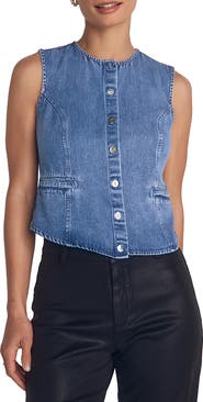Bella Dahl Crop Denim Vest