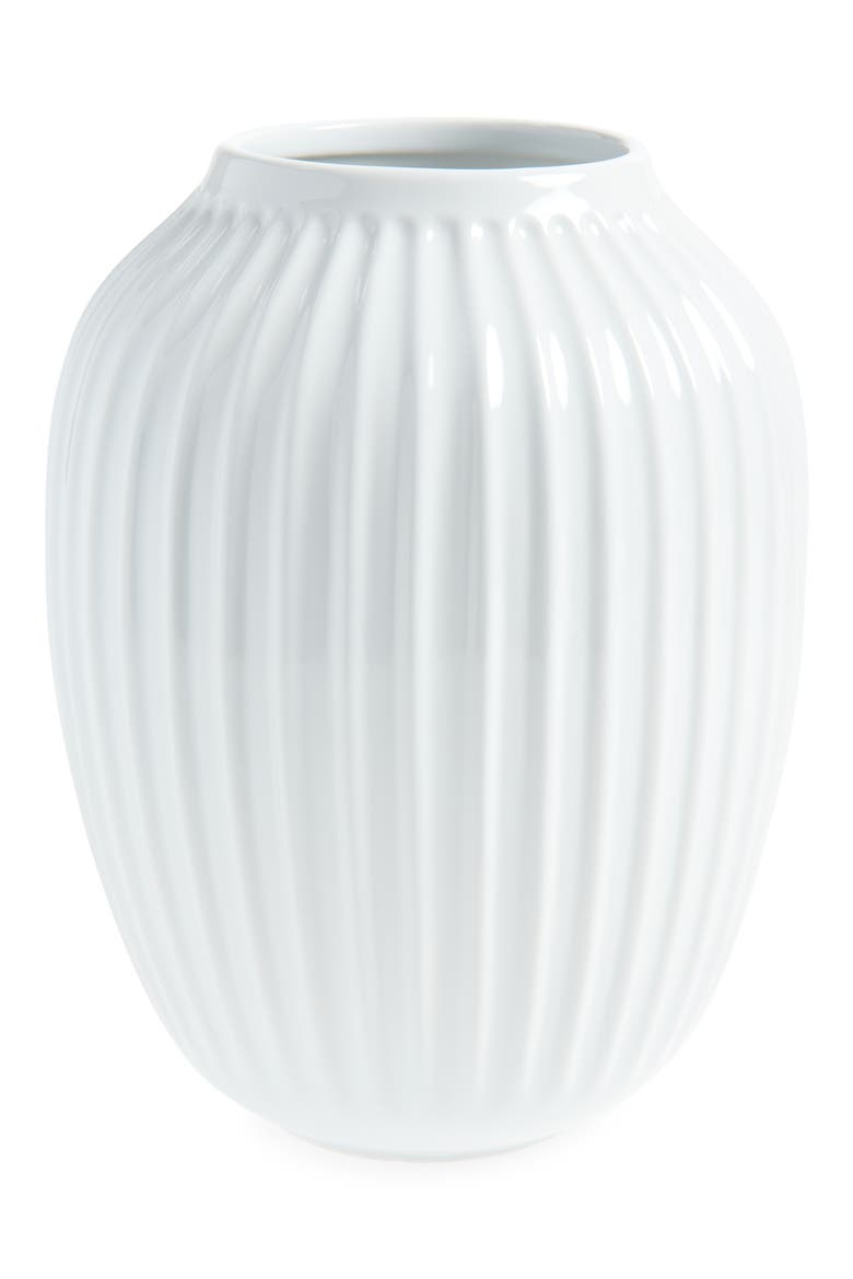 Hammershøi 10" Vase, Main, color, WHITE