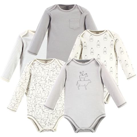 Organic Cotton Long-Sleeve Bodysuits
