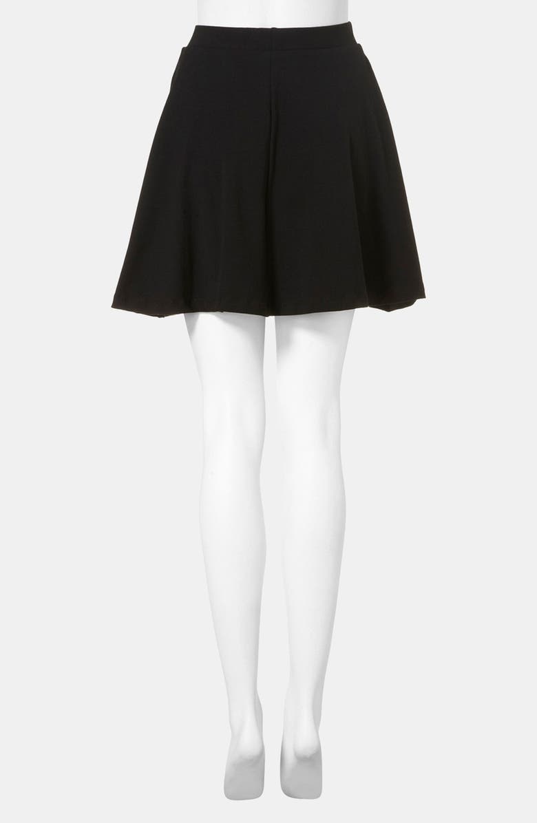 Topshop 'Andie' Skater Skirt, Alternate, color, 