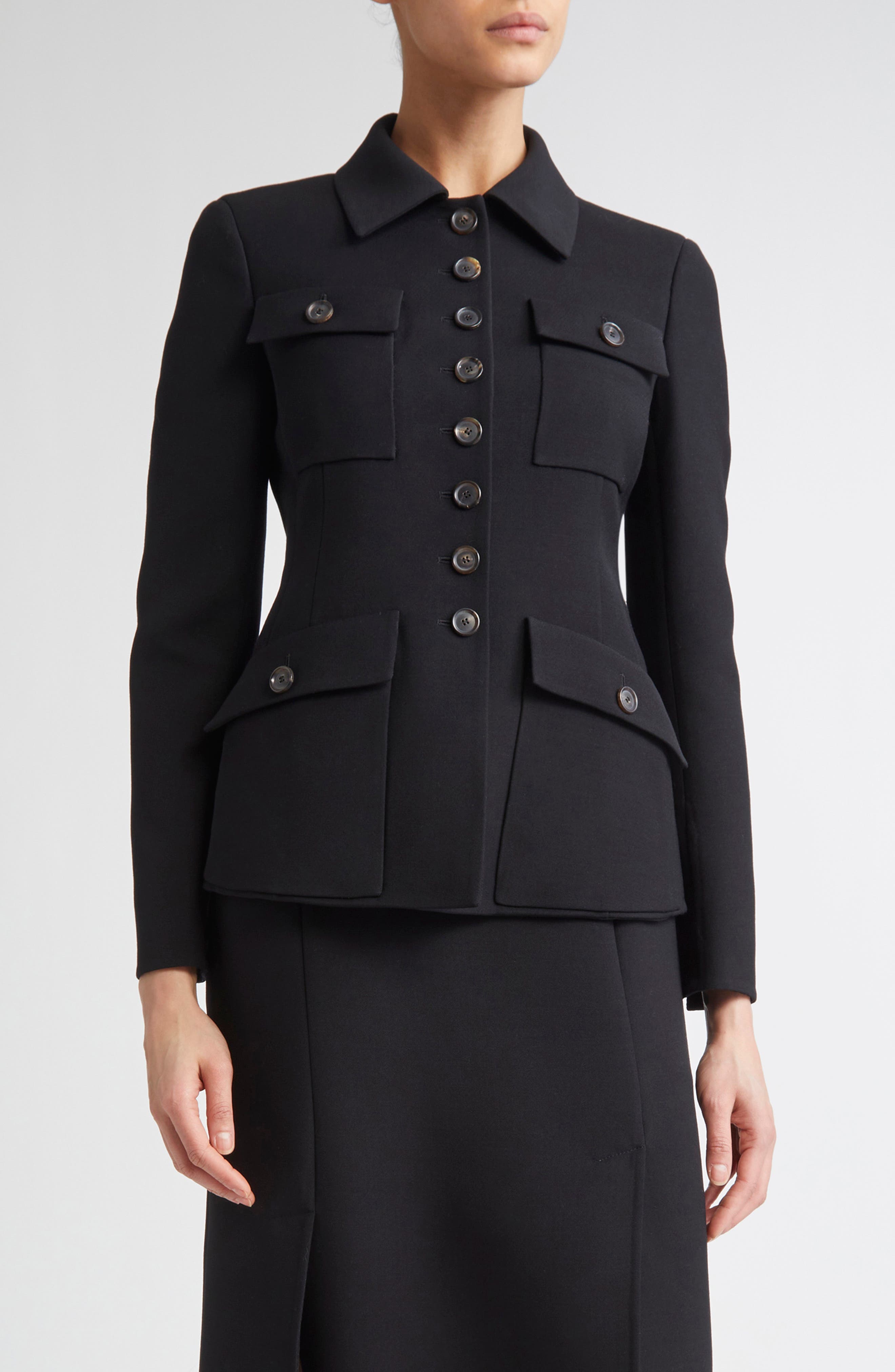Delia Double Face Virgin Wool Jacket