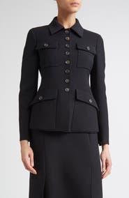 Akris Delia Double Face Virgin Wool Jacket