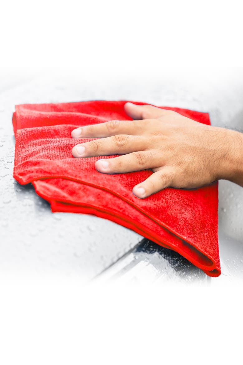 Microfiber Towel 50 Count, Alternate, color, Red