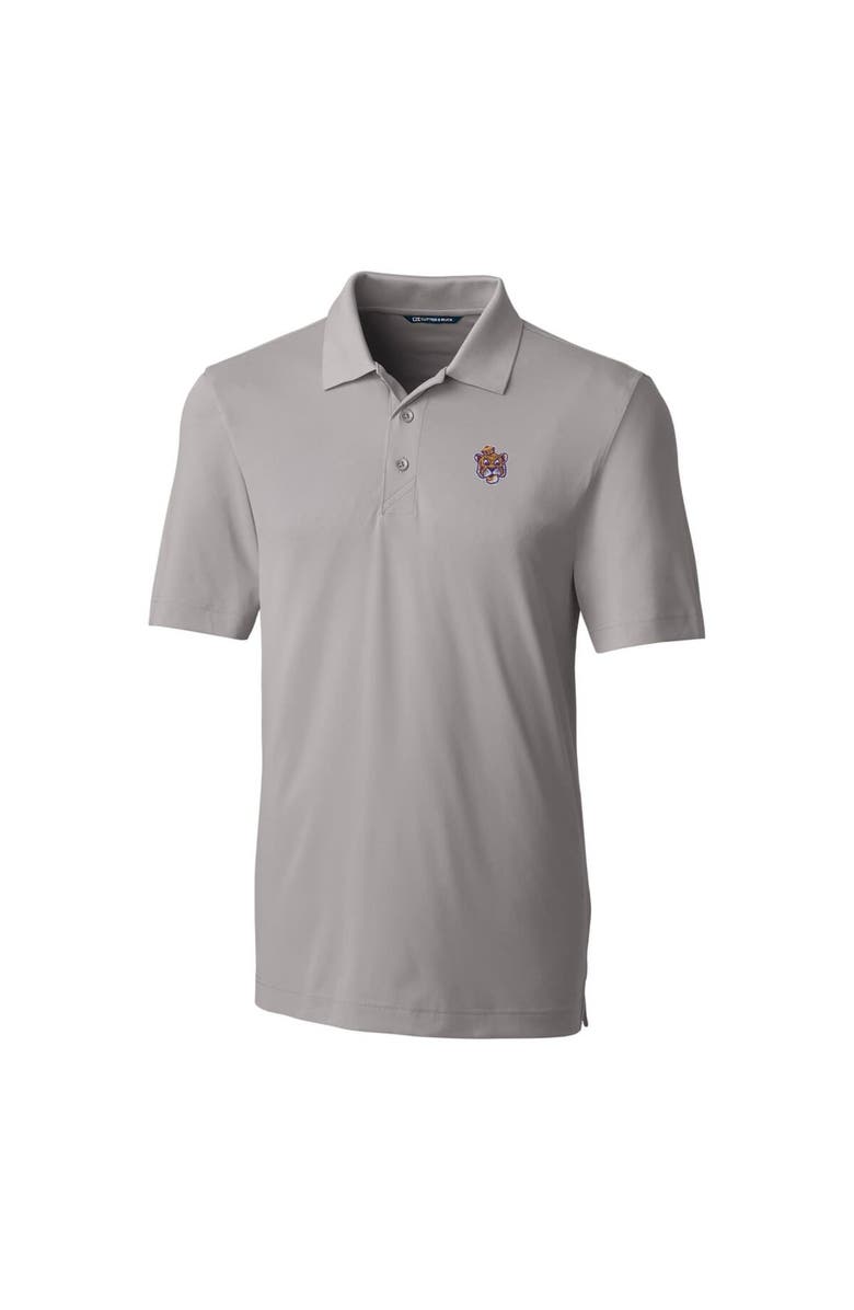 Cutter & Buck Men's Cutter & Buck Gray LSU Tigers Forge Stretch Polo, Alternate, color, 
