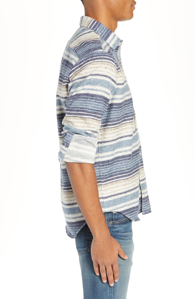 Jeff Berwick Slim Fit Long Sleeve Stripe Shirt, Alternate, color, 