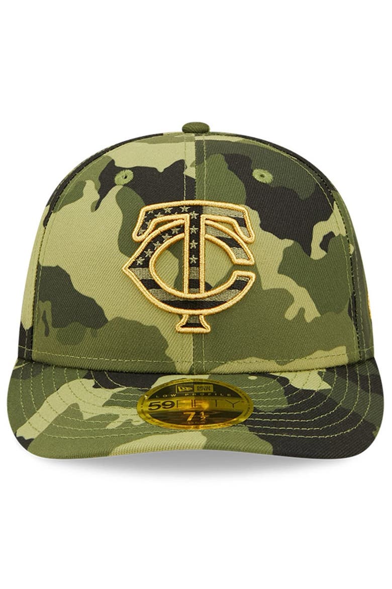 Men's New Era Camo Minnesota Twins 2022 Armed Forces Day On-Field Low Profile 59FIFTY, Alternate, color, Camo