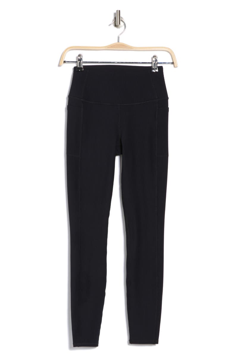 SKECHERS GOFLEX High Waist Pocket Ribbed Leggings, Alternate, color,