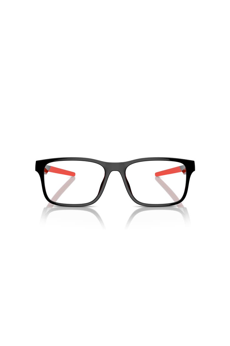 56mm Rectangle optical glasses, Alternate, color, Black
