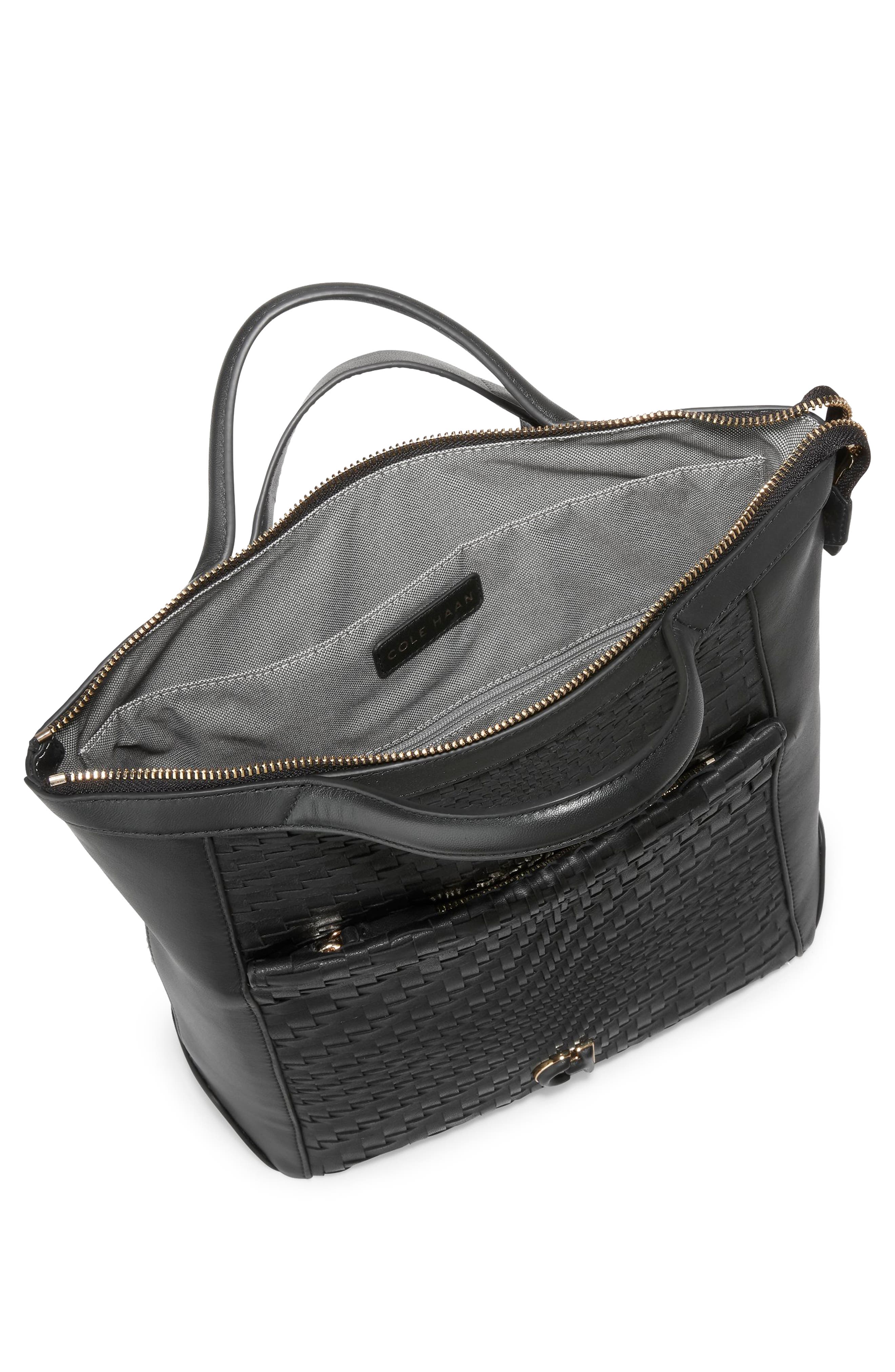 Cole Haan Grand Ambition Small Convertible Leather Backpack, Alternate, color, 