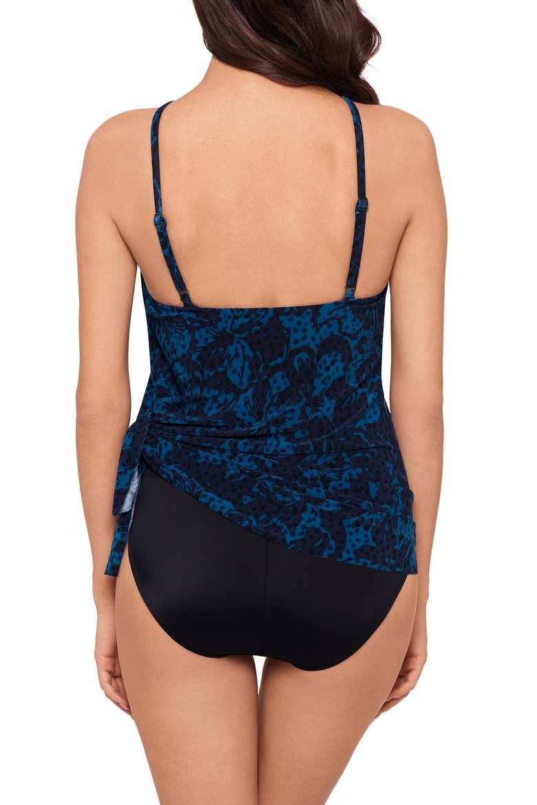 Swoon Parker Underwire One-Piece Swimsuit, Alternate, color, NAVY