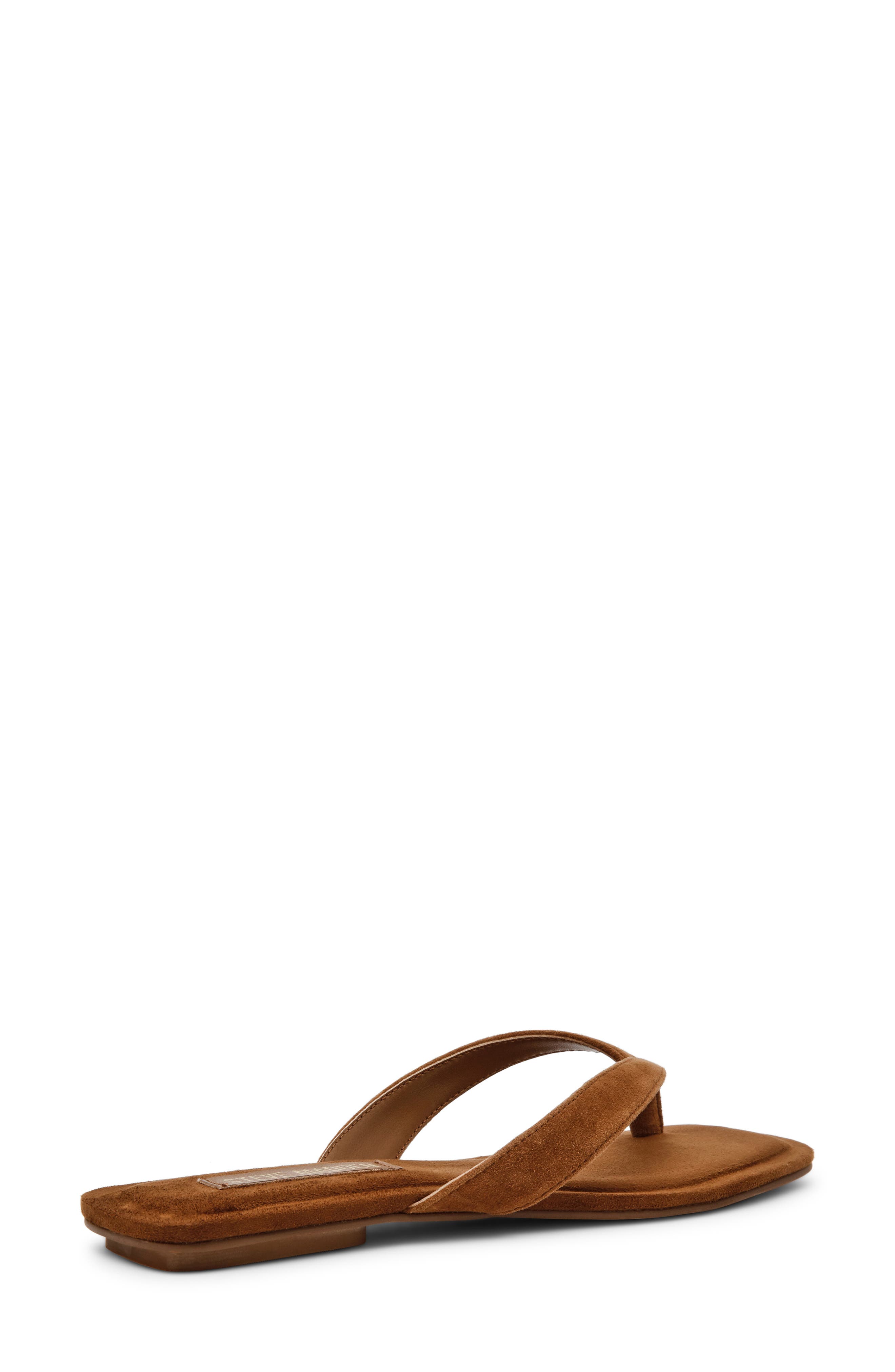 Trella Flip Flop, Alternate, color, CHESTNUT SUEDE