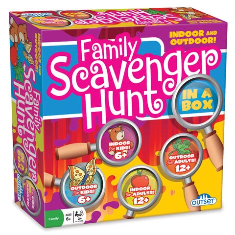 Family Scavenger Hunt in A Box Card Game