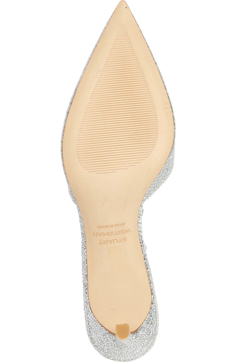 Stuart Weitzman Julia 75 Slingback Pump, Alternate, color, Silver