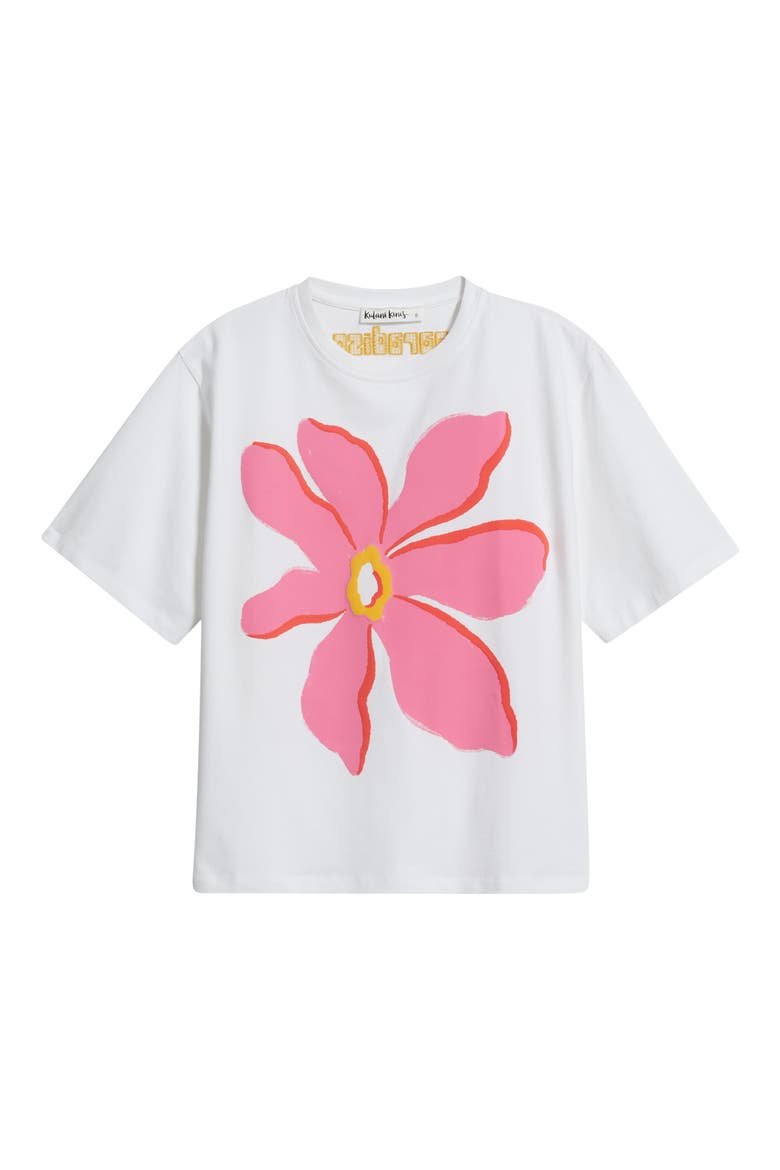 Floral Cotton Graphic T-Shirt, Alternate, color, PARADISE PUNCH