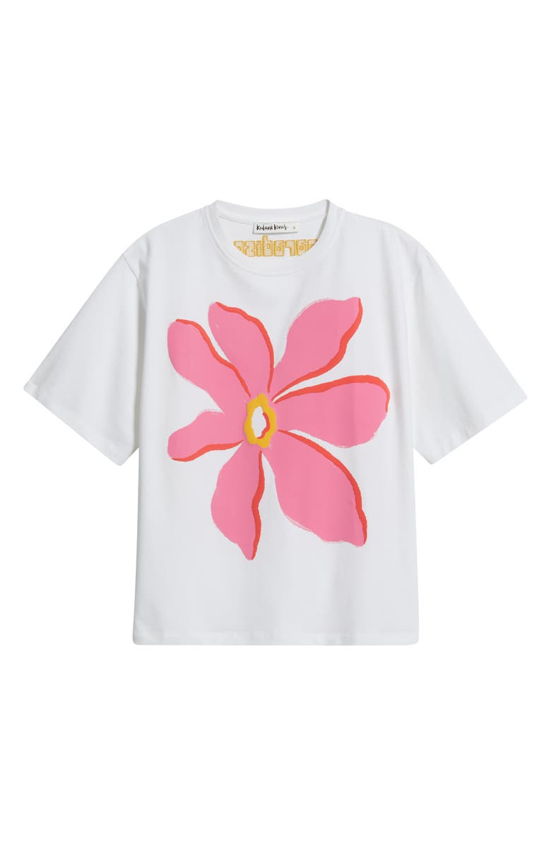 Kulani Kinis Floral Cotton Graphic T-Shirt, Alternate, color, Paradise Punch