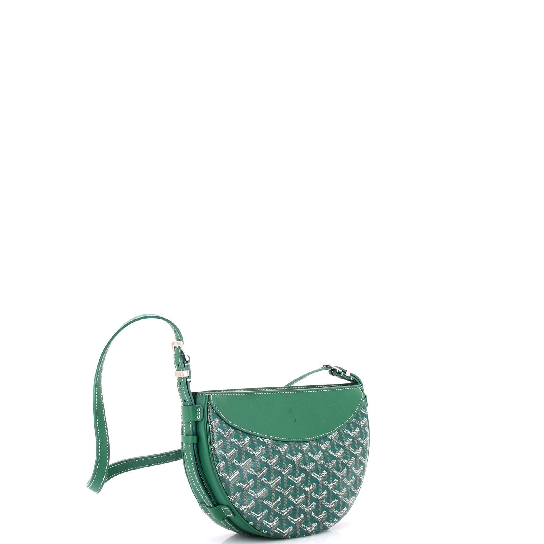 81036096 Hirondelle Shoulder Bag Coated Canvas and Leather, Alternate, color, 