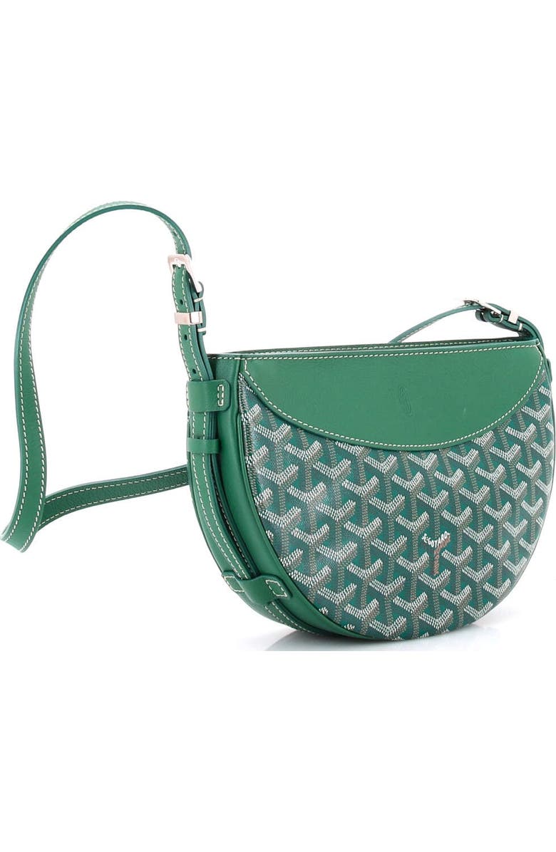 81036096 Hirondelle Shoulder Bag Coated Canvas and Leather, Alternate, color,