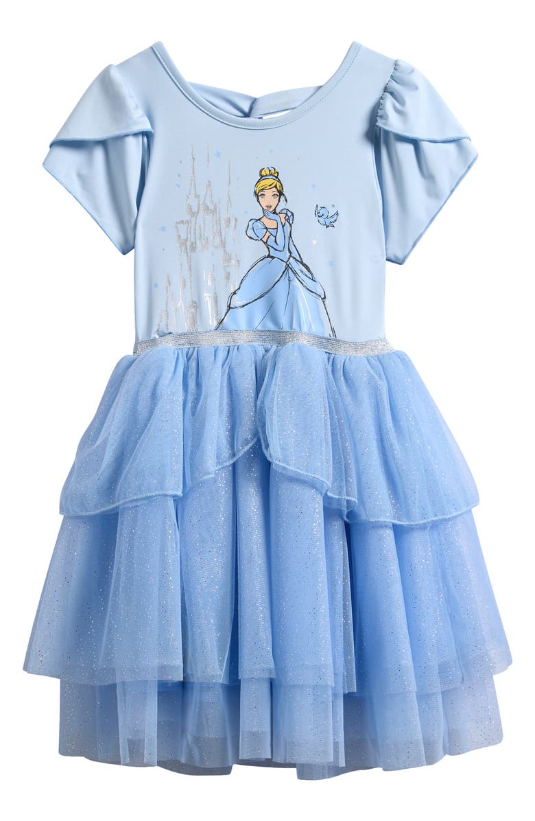 Happy Threads Kids' Disney<sup>®</sup> Princess Tutu Dress, Main, color, 