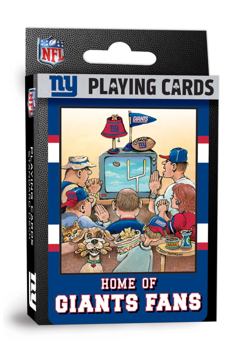 New York Giants Fan Deck Playing Cards, Main, color, Multicolor