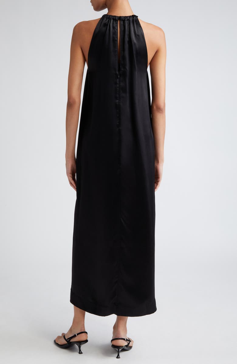 LOULOU DE SAISON Morene Satin Midi Dress, Alternate, color, 