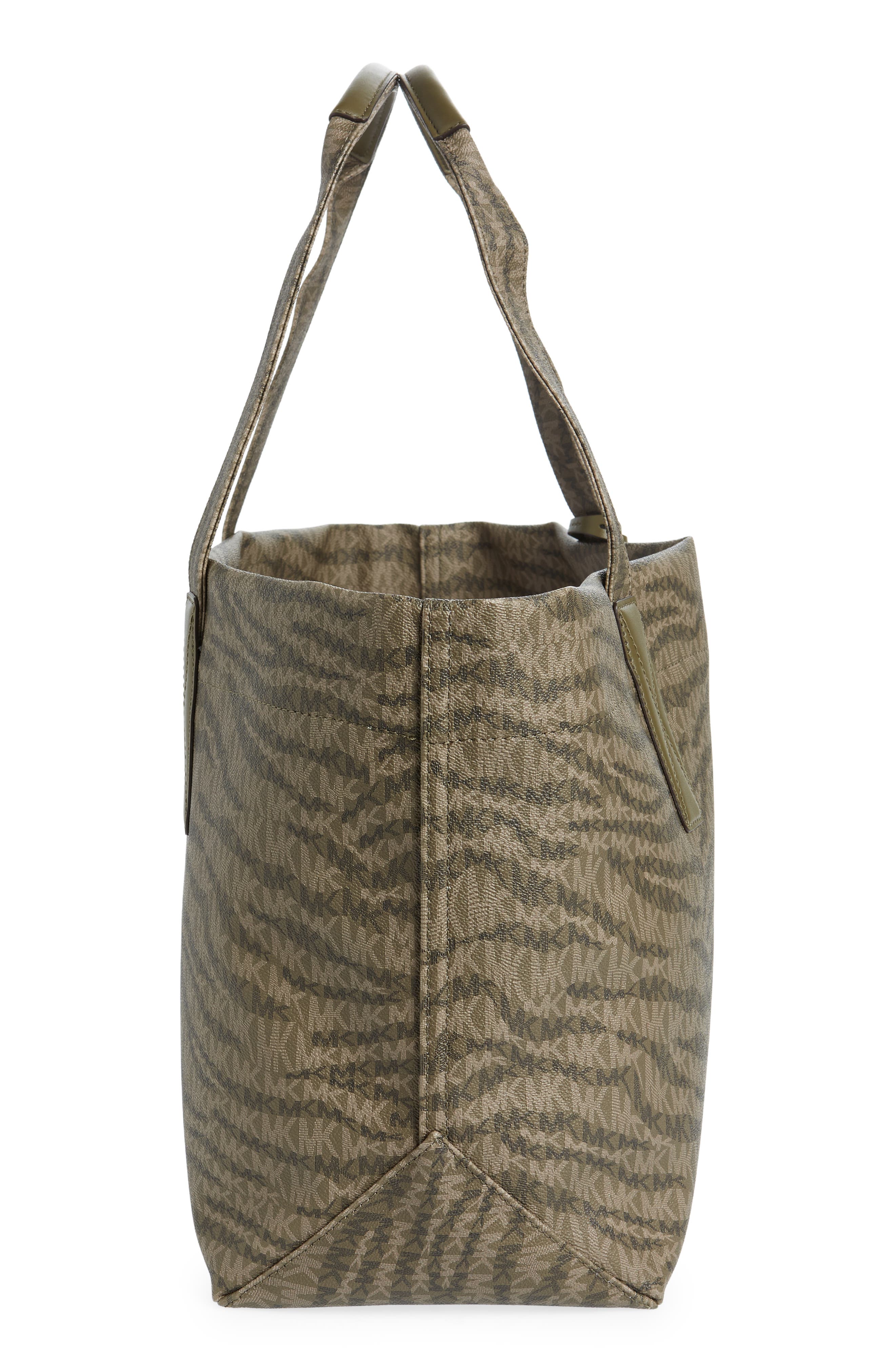 MICHAEL Michael Kors The Michael Large Logo Animal Print Tote, Alternate, color, 
