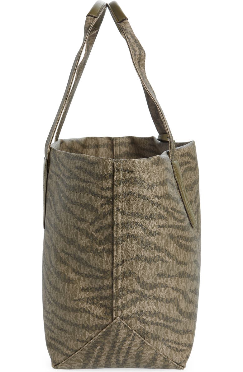 MICHAEL Michael Kors The Michael Large Logo Animal Print Tote, Alternate, color,