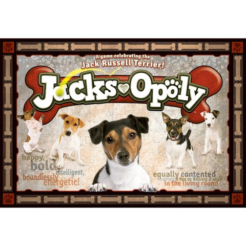 Jacks Opoly Dog Themed Family Board Game, Ages 8+