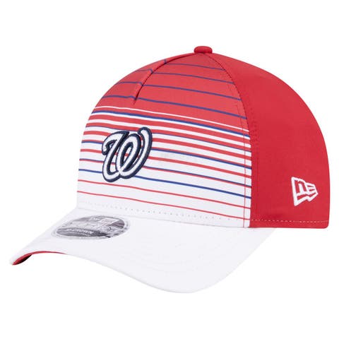 Men's New Era  Red Washington Nationals Gradient 9FORTY M-Crown Adjustable Hat
