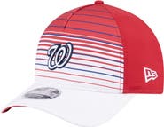 New Era Men's New Era  Red Washington Nationals Gradient 9FORTY M-Crown Adjustable Hat