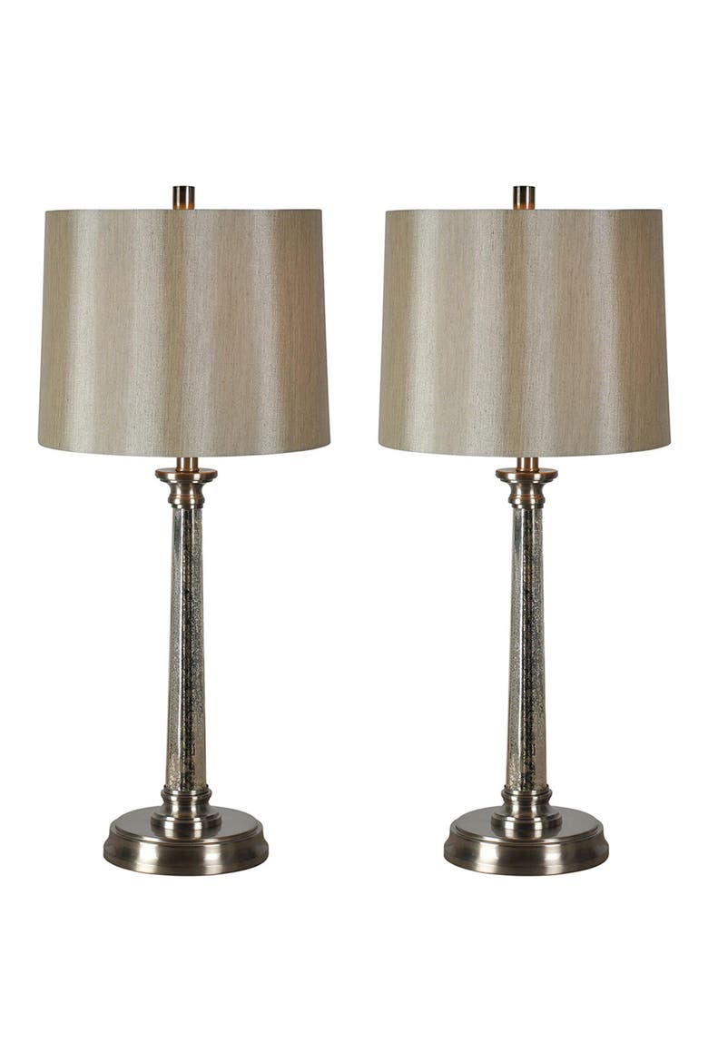 Brooks Set of 2 Table Lamps, Main, color, SATIN NICKEL