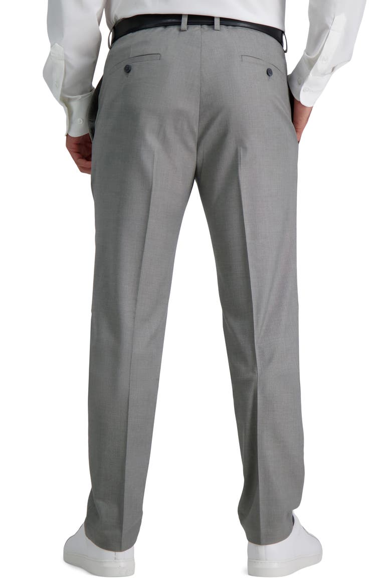 Sharkskin Slim Fit Stretch Dress Pant, Alternate, color, LIGHT GREY