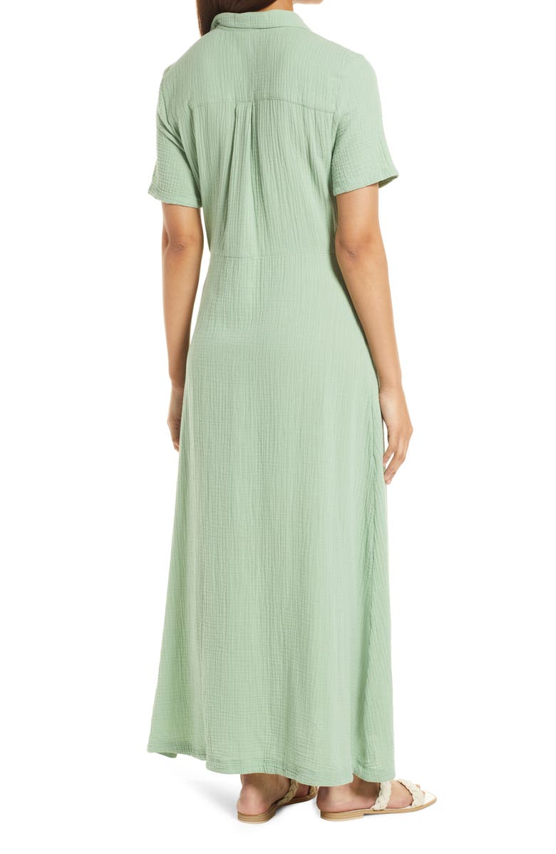 Caslon<sup>®</sup> Gauze Vacation Shirtdress, Alternate, color,