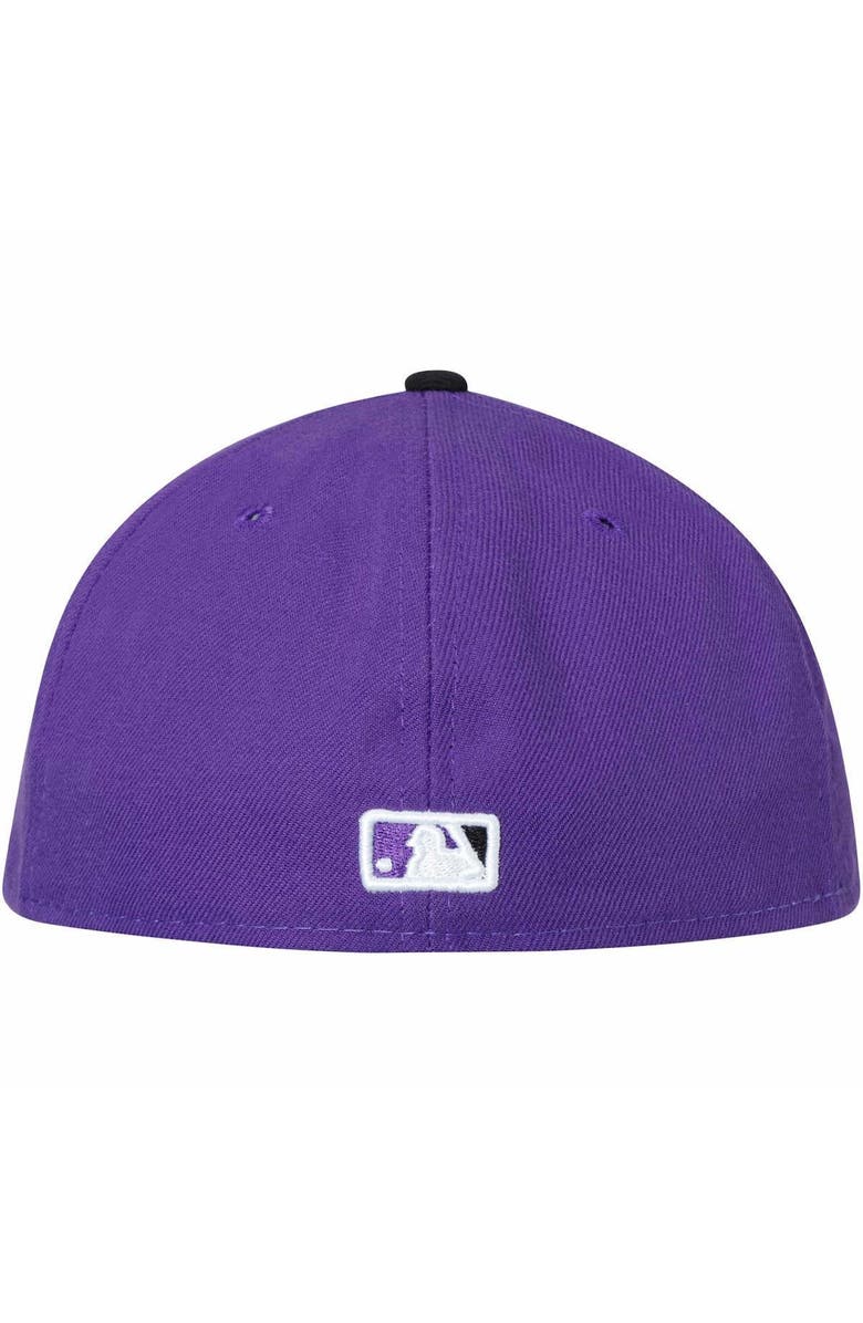 New Era Men's New Era Purple Colorado Rockies Alternate 2 Authentic Collection On-Field Low Profile 59FIFTY Fitted Hat, Alternate, color, Purple