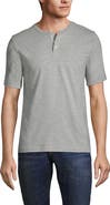 Lands' End Short Sleeve Super-T Henley