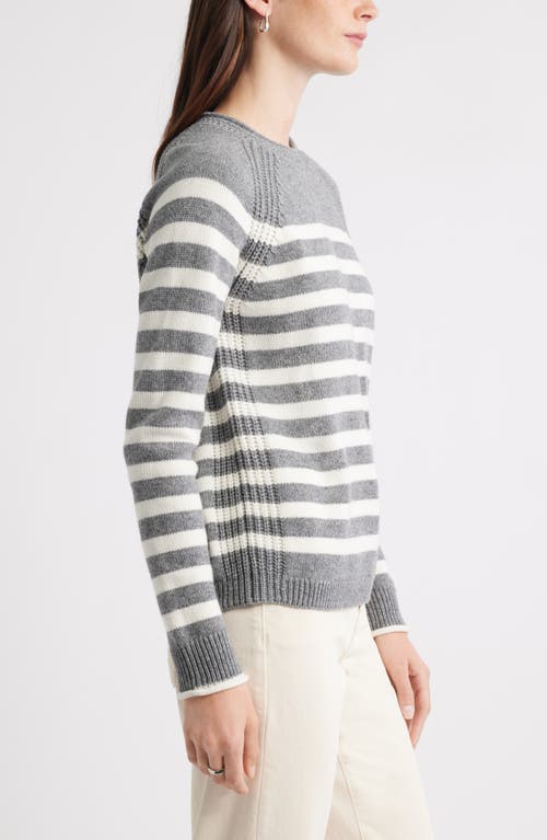 Caslonr Caslon(r) Raglan Sleeve Roll Neck Wool & Cotton Sweater