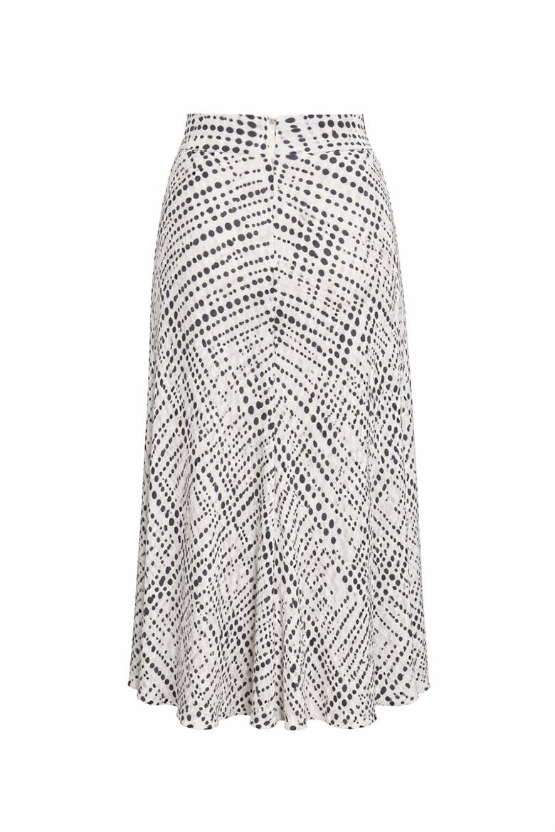 Ezra A Line Patterned Midi Skirt, Alternate, color, MULTI COLOR