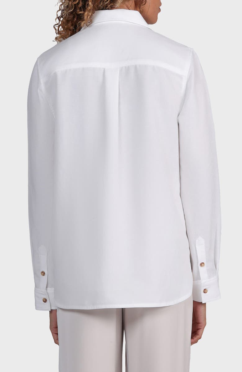 matty m. Raye Long Sleeve Utility Shirt, Alternate, color, Ivory
