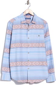 Tommy Bahama Illusion Stripe Cotton Button-Up Shirt