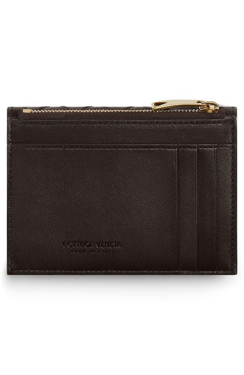 Bottega Veneta Andiamo Slip Intrecciato Leather Zip Card Case