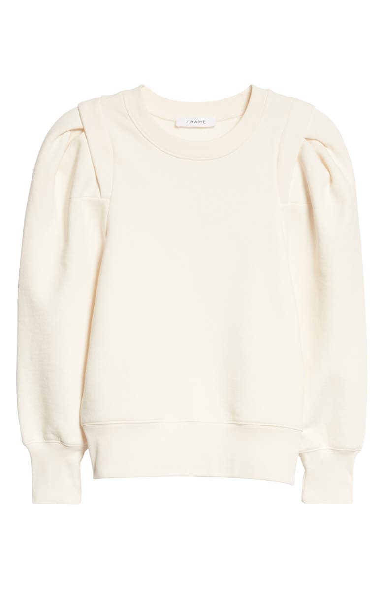 FRAME Puff Sleeve Sweatshirt, Alternate, color, 