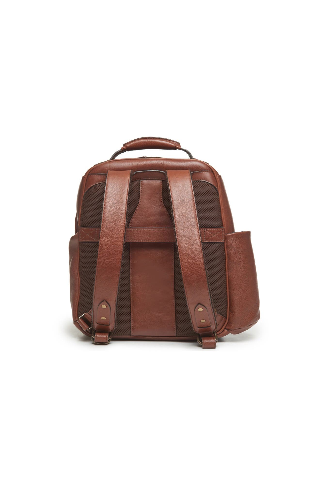 Mason Workday Leather Backpack, Alternate, color, Chocolate