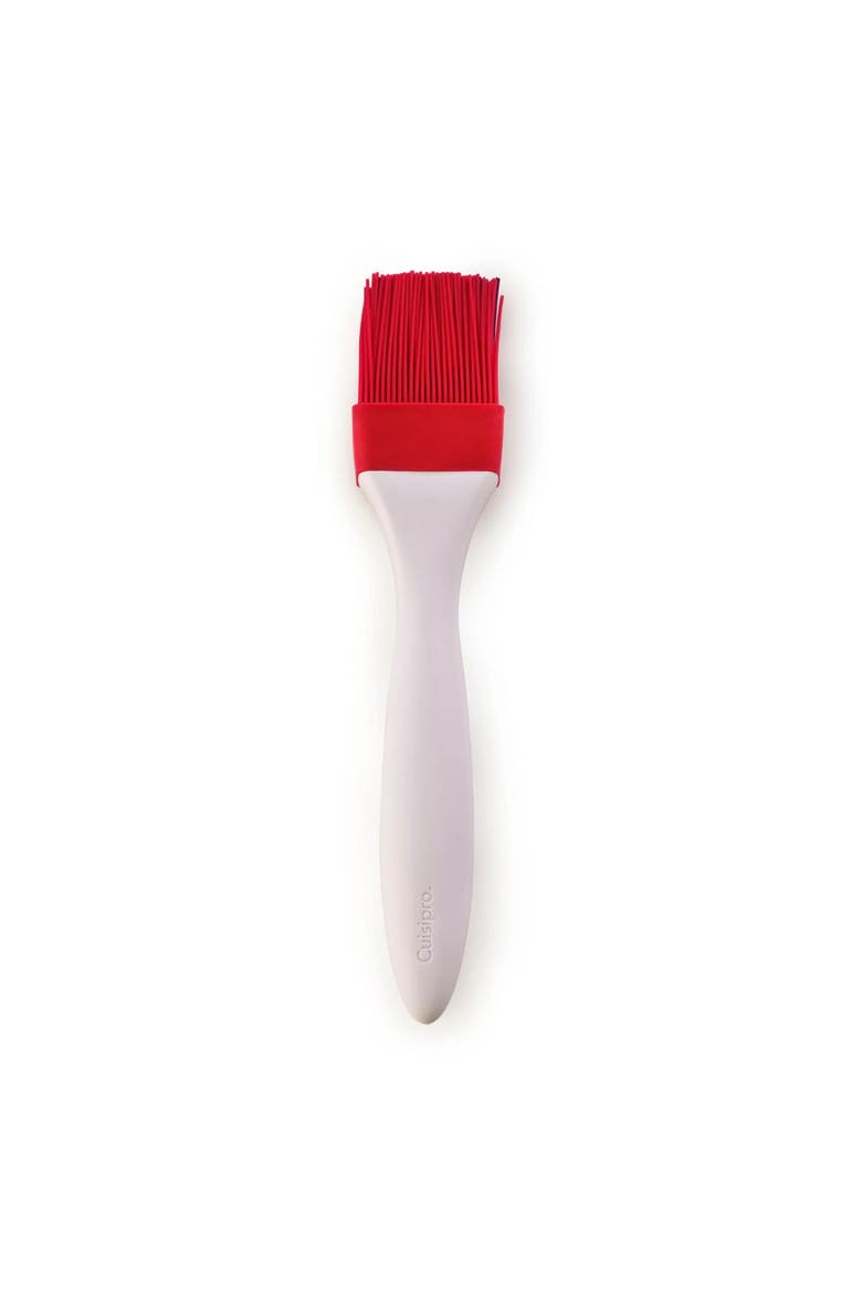 Silicone Basting Brush, 8-Inch, Main, color, White