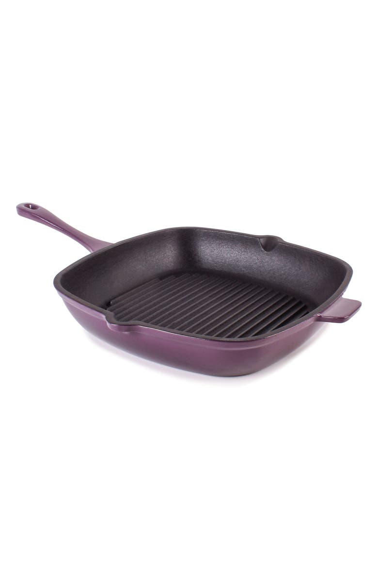 BergHOFF Neo Cast Iron 4-Piece Cookware Set, Alternate, color, Purple
