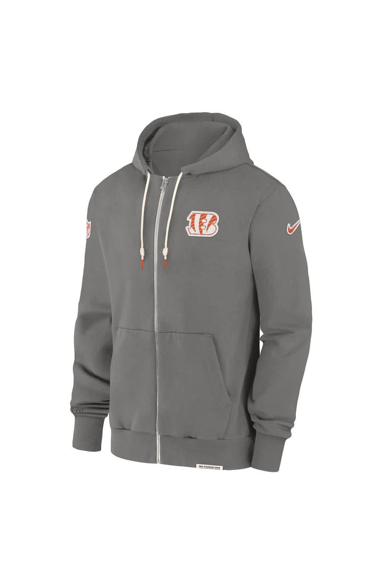 Nike Men's Nike  Pewter Cincinnati Bengals Player Full-Zip Performance Hoodie, Alternate, color, 
