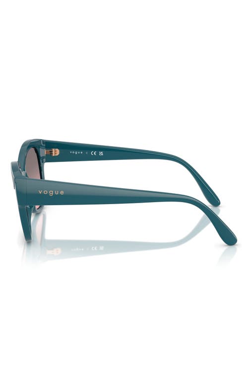 Vogue 55mm Polarized Gradient Butterfly Sunglasses