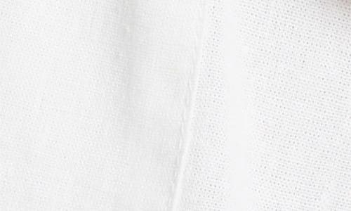 Roxy Oceanside Cotton Drawstring Shorts In Bright White