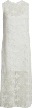 Lucy Paris Cara Lace Midi Dress