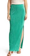 Renee C Plissé Maxi Skirt