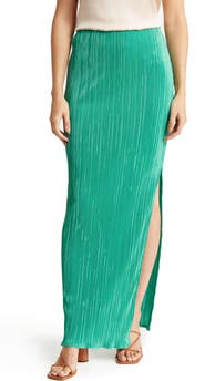 Renee C Plissé Maxi Skirt